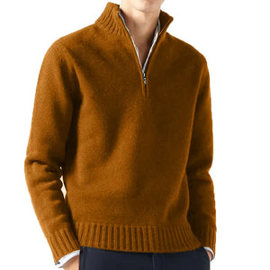Autum Men Turtlenecks Sweaters Knitwear Pullovers Solid Color Long Sleeved Sweater Male Casual Daily Warm Coats